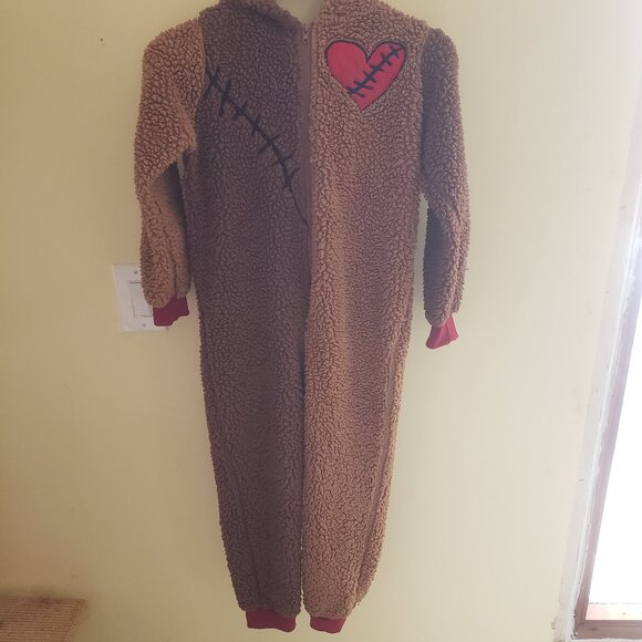 Lot of 2 Funzie Onezie Kid's Onesie - Monkey & Bear Size 7/8 - Picture 5 of 8